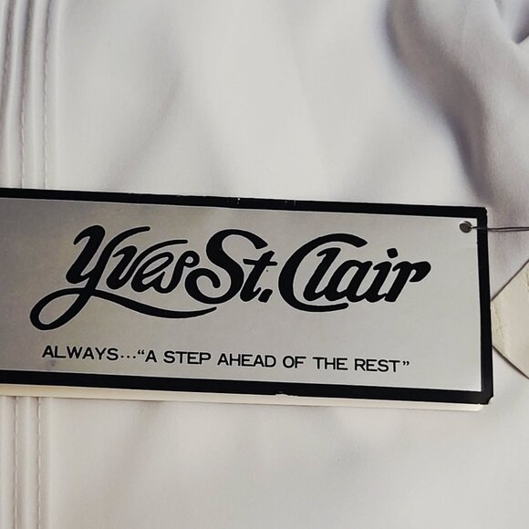 Yves St Clair ~ Sz 10 ~ Vintage Short Sleeve ~ Button Up Blouse ~ NWT - Picture 10 of 12